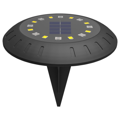 LED Solaire enterré de la lumière de jardin de jardin d'herbe de jardin (RVB + blanc chaud) SH501A1311-07