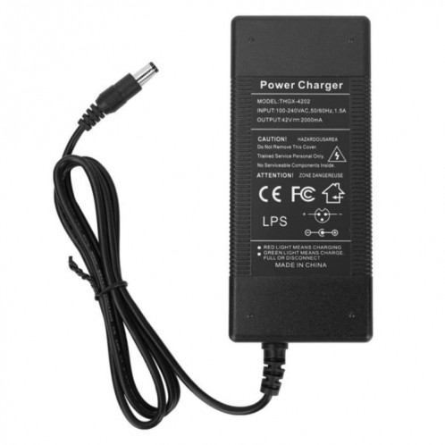 Scooter électrique 42V 2A Chargeur de tête DC de 22 mm pour 8 pouces Kugoo / S1S2S3 / Etwow (Plug UE) SH301A368-05