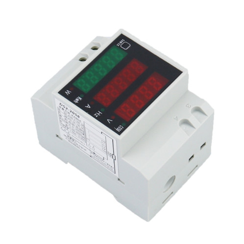 D52-2058 WattMeter Din Rail Volt Volt Mètre de courant de courant, Spécification: CT intégré AC200-450V SH13021576-07