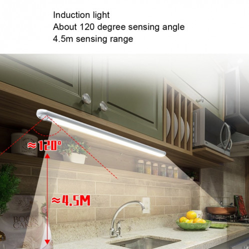 Armoire LED Corps Humain Induction Lampe Home Smart 3 Couleur Veilleuse, Longueur: 20cm (USB Direct Plug) SH502A850-06