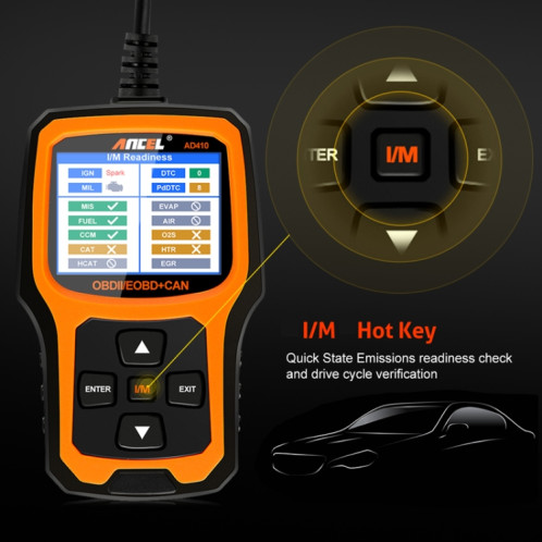 ANCEL AD410 OBD2 Car Universal Auto Diagnostic Scanner SH3019506-07