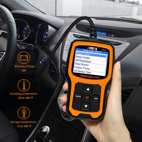 ANCEL AD410 OBD2 Car Universal Auto Diagnostic Scanner SH3019506-07