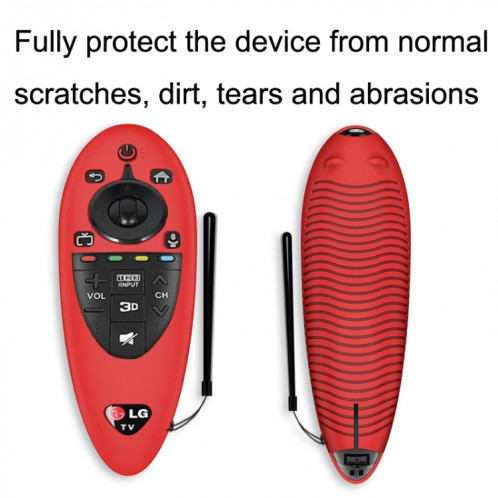 2 PCS Remote Contrôle de protection en silicone à poussière pour la télécommande LG AN-MR500 (bleu) SH201B278-05