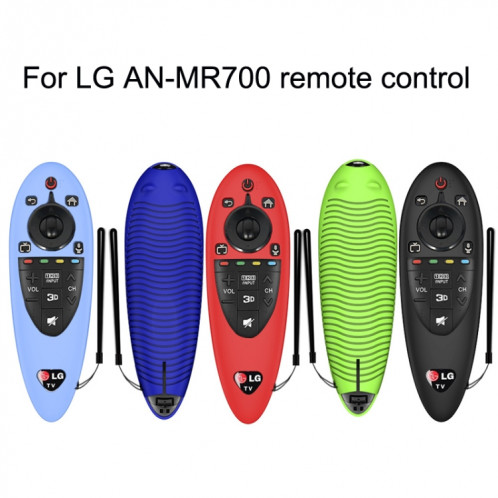 2 PCS Remote Contrôle de protection en silicone à poussière pour la télécommande LG AN-MR500 (bleu) SH201B278-05