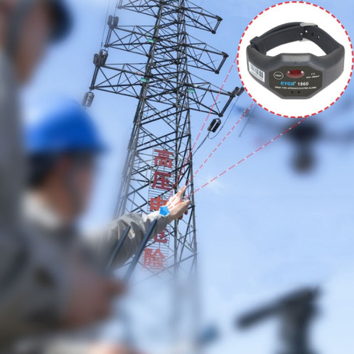 ETCR Non-contact High Voltage Alarm Ellectrician Test Pen, Model: ETCR1860 For Wrist SE3001907-06