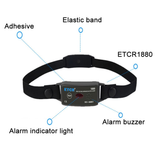 ETCR Non-contact High Voltage Alarm Ellectrician Test Pen, Model: ETCR1880 For Helmet SE30031462-06