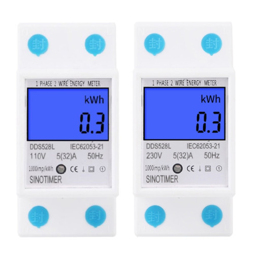 DDS528L Détraveuse Affichage Home Phases Rail Energy Metter 5-32A (230V 50Hz) SS001A1933-07