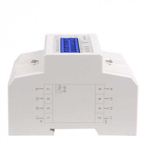 Sinotimer en trois phases Affichage de rail Affichage de rail METRICINE 5-100A 400V (Shell blanc DDS024) SS201A1293-07