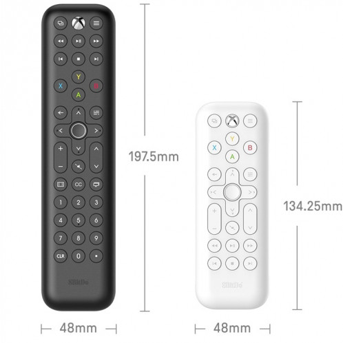 8Bitdo Backlit Key Media Remote Control pour Xbox, Style: Version longue (noir) S83801215-07