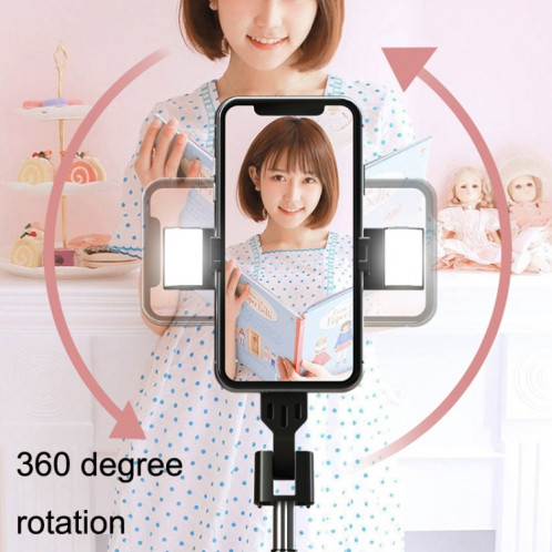 Trépie du selfie télescopique Bluetooth Téléphone en direct Téléphone mobile, haut: 102 cm (alliage d'aluminium) SH43011989-07