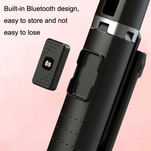 Téléphone Bluetooth Selfie Tripod, haut: 102 cm (acier inoxydable + lumière de remplissage unique) SH43051697-07
