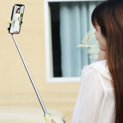 Renfort intégré Keel Live Desktop Bluetooth Mobile Selfie Stick (Lemon jaune) SH901D350-06