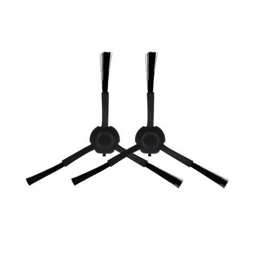 1 paire accessoires de remplacement de pinceaux latéraux noirs pour Xiaomi Mijia Dreame D9 / L10 Pro SH5905975-05