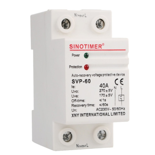 Protecteur de sur-pression intelligent auto-duplex Sinotimer Intelligent (SVP-60) SS101A1239-06