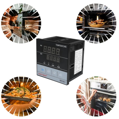 SINOTIMER MC901 Shell Shell Pid Smart Temperature Control Control Instrument Heating Refrigation Relay SS31721384-07