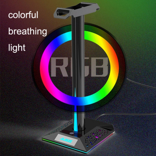 Ajazz EB01 Desktop Vertical RVB Lighting Headset (noir) SA601A1770-07