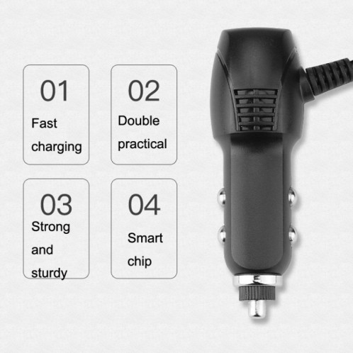 2 PCS CHARDER CHARGEUR FACT LIGNE DE PROPRITION DU DRÉGAGE, Style: 1A + 2A (mini tête droite) SH801B895-07