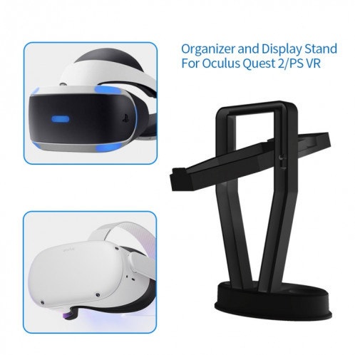 JYS-OC002 VR Bracket Desktop Storage Rack pour Oculus Quest 2 (noir) SH101B210-07