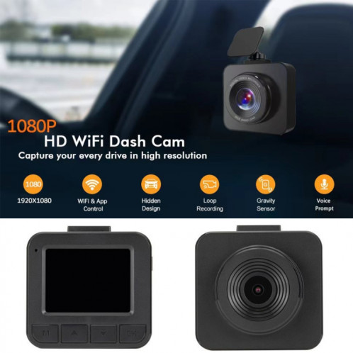KG210 1080P WIFI Hidden HD Voice Prompt Car Recorder, Style: Single Len SH8801399-07