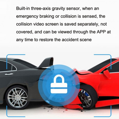 KG210 1080P WIFI Hidden HD Voice Prompt Car Recorder, Style: Single Len SH8801399-07