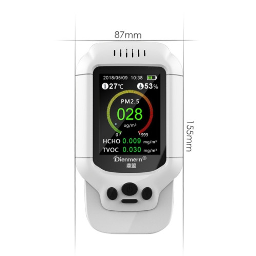 DM502 Détecteur TVOC Formaldéhyde PM2.5 Testeur de poussière SH3305605-08