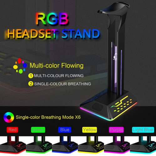 Double support USB RGB Couleur de jeu (noir) SH301A49-06