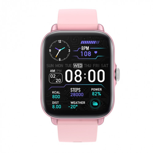 Prêter la surveillance de la fréquence cardiaque Y22 Smart Bluetooth Watch, couleur: rose SL0201338-07