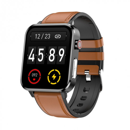 Loanciy E86 1,7 pouce de surveillance cardiaque surveillance de Bluetooth Smart Bluetooth, couleur: cuir marron SL18059-07