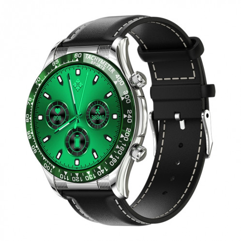 Prêter la montre d'appel Bluetooth Smart Pro Smart avec fonction NFC, couleur: cuir vert SL2505287-07