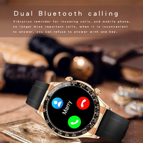 Prêter la montre d'appel Bluetooth Smart Pro Smart avec fonction NFC, couleur: cuir vert SL2505287-07