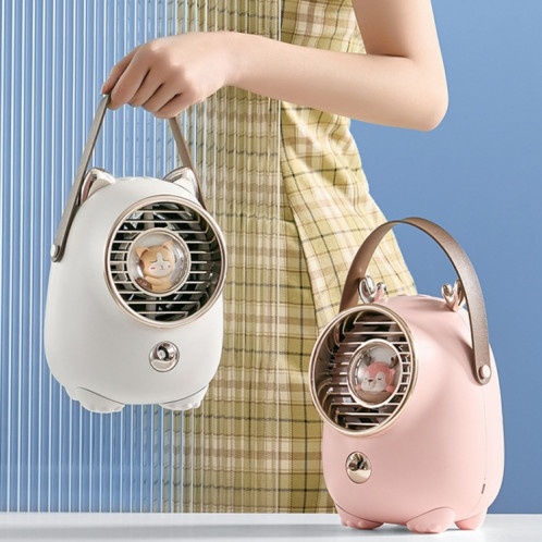 Turbine Water Cold ventilateur USB Bureau d'humidité Spray petit ventilateur (Tanuka White 2000 mAh) SH401B505-07