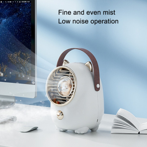 Turbine Water Cold ventilateur USB Bureau d'humidité Spray petit ventilateur (Tanuka White 2000 mAh) SH401B505-07