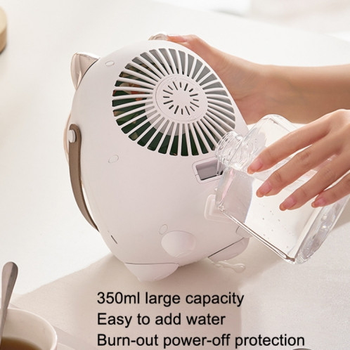 Turbine Water Cold ventilateur USB Bureau d'humidité Spray petit ventilateur (Tanuka White 2000 mAh) SH401B505-07