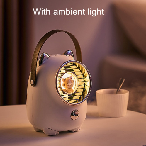 Turbine Water Cold ventilateur USB Bureau Humidité Spray petit ventilateur (Elk Pink 2000 mAh) SH401A1672-07