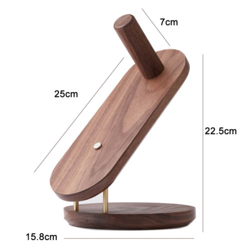 Support de rangement de sèche-cheveux en bois massif pour Dyson (noix noire) SH601A536-06