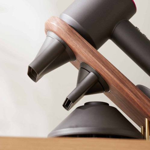 Support de rangement de sèche-cheveux en bois massif pour Dyson (noix noire) SH601A536-06