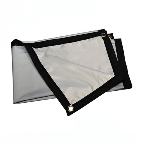 Rideau de projection HD anti-léger en métal pliant, taille: 100 pouces 16: 9 221x125 cm frontière noire punch SH0019690-07