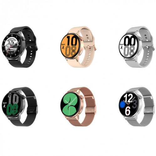 WEARKEY DT4 + 1,36 pouce HD Écran Smart Call Watch avec fonction NFC, Couleur: Gold Steel SW0105172-07