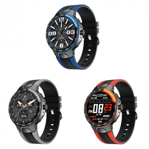 Wearkey E15 1,28 pouce Smart Heart Cate Spreing Screen Watch (Silver Grey) SW801B886-07