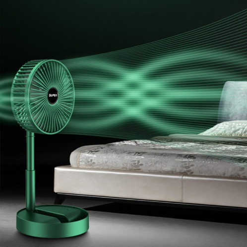 Ventilateur pliant portable ventilateur debout au sol rétractable, style: plug in (vert) (vert) SH1404513-07