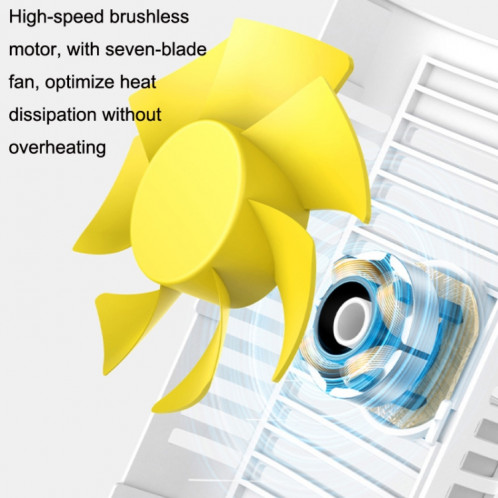 D3 Home USB Air refroidisseur Ajouter le ventilateur de la tour de bureau à eau Éventail d'humidification Spray (blanc) SH101B71-07