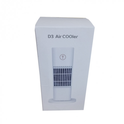 D3 Home USB Air refroidisseur Ajouter le ventilateur de la tour de bureau à eau Éventail d'humidification Spray (blanc) SH101B71-07