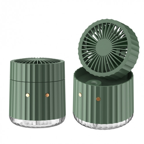 PW01 Mini ventilateur de refroidissement par eau USB de bureau Turbo LED Refroidisseur d'air d'humidification par pulvérisation (vert) SH001C1633-07