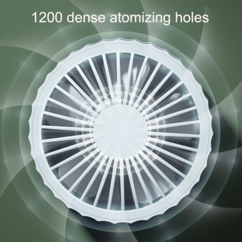 PW01 USB Water Cooling Mini Fan Desktop Turbo LED Spray Humidification Refroidisseur d'air (Blanc) SH001A1554-07