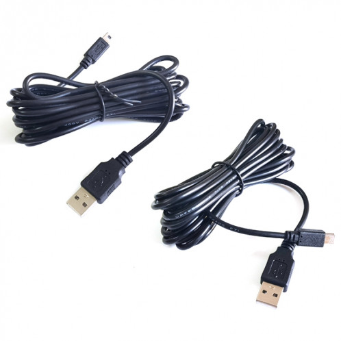 10pcs Driving Recorder Cord Cordon USB CHARGEUR DE BUCHE CHARGEUR, Style: 3,5 m + 1a (courbure droite Android) SH802F1078-07