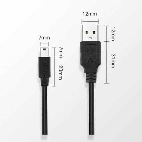 10pcs Driving Recorder Cord Cordon USB CHARGEUR DE BUCHE CHARGEUR, Style: 3,5 m + 1a (courbure droite Android) SH802F1078-07