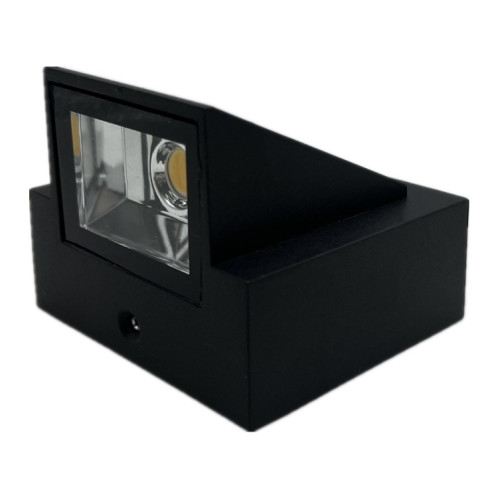 Lumière murale imperméable carrée extérieure, puissance: simple K 3W (blanc chaud) SH503A1366-07