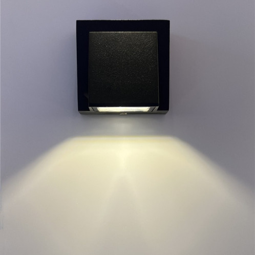 Lumière murale imperméable carrée extérieure, puissance: simple K 3W (blanc chaud) SH503A1366-07