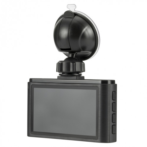KG390 Écran IPS 3 pouces TS Stream WIFI Enregistreur de conduite HD, Style :, Trier par couleur : Double enregistrement SH85021307-07