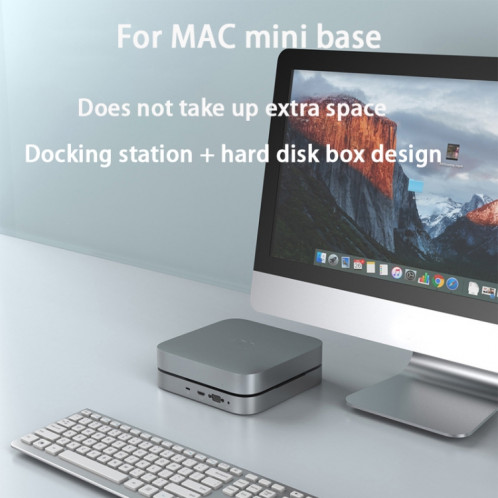 ROCKETEK MM483 pour Mac Mini Station d'accueil avec un boîtier de disque dur SR38241852-07
